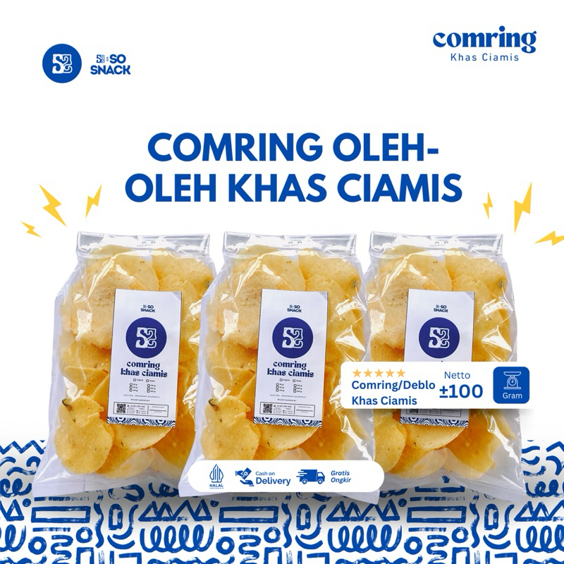 

SO SNACK Comring Khas Ciamis - Deblo Khas Ciamis - Makanan Ringan
