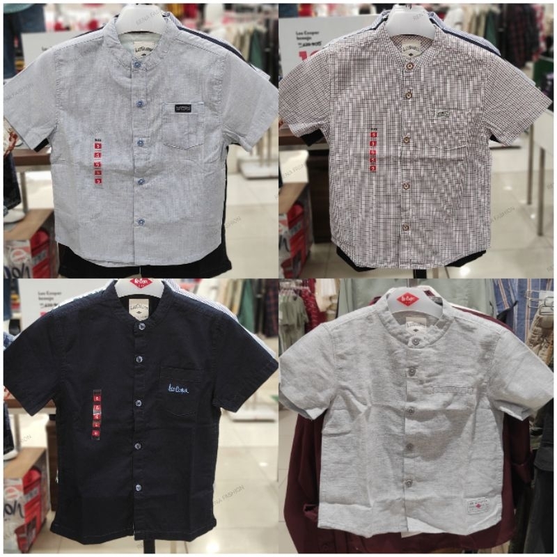 RF Lee Cooper Kids koko pendek anak cowok new biru navy abu