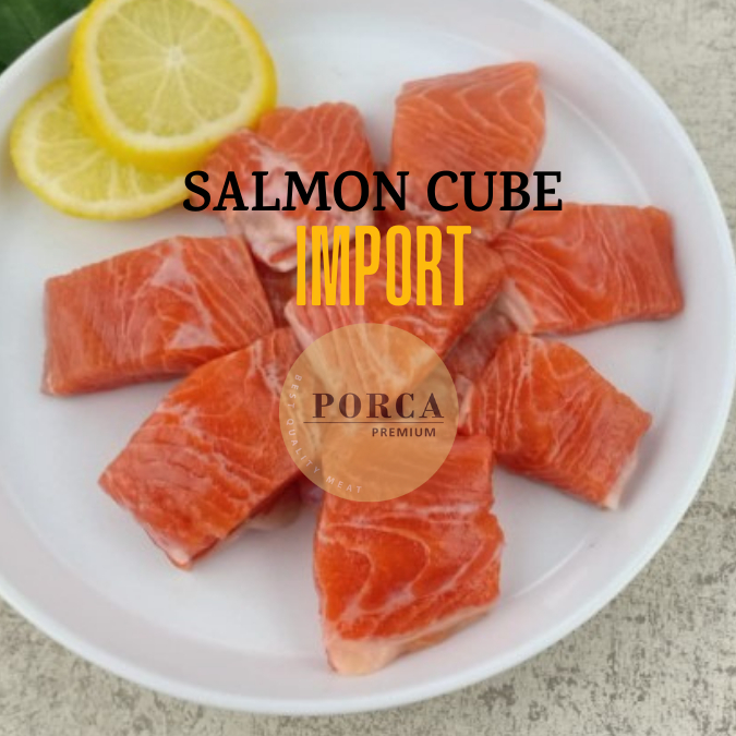 

Ikan Salmon Fillet Cube Norwegian Premium