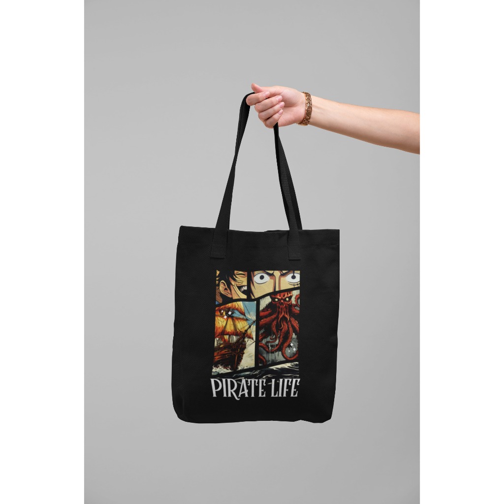 Azzam Rei Apparel- Tas Tote Bag Kanvas - Totebag Pria Wanita