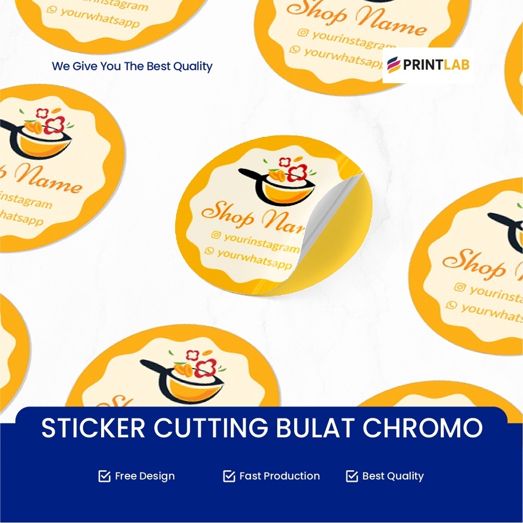 JasaPrintLab CETAK STIKER / LABEL BULAT LABEL NAMA LABEL MAKANAN TOPLES KEMASAN BOTOL MINUMAN CUSTOM