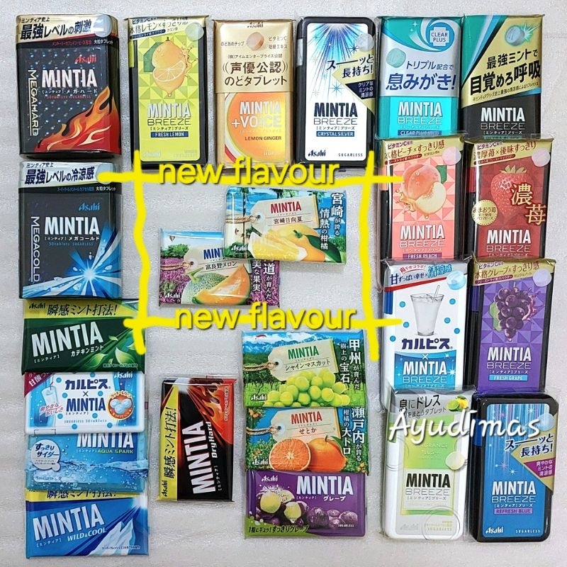 

Mintia Breeze Asahi Japan Candy - permen jepang