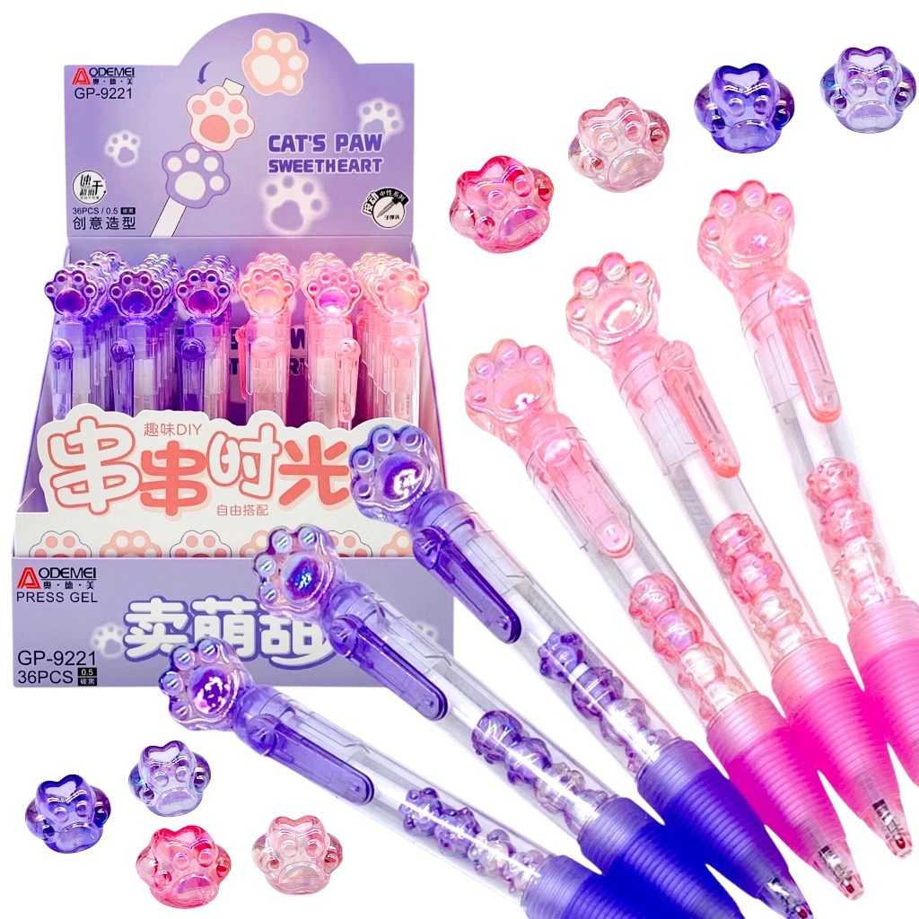 

PULPEN GEL JENGA CRYSTAL GP-9221 CAT PAW (0.5mm) / PENA / PENA SATE