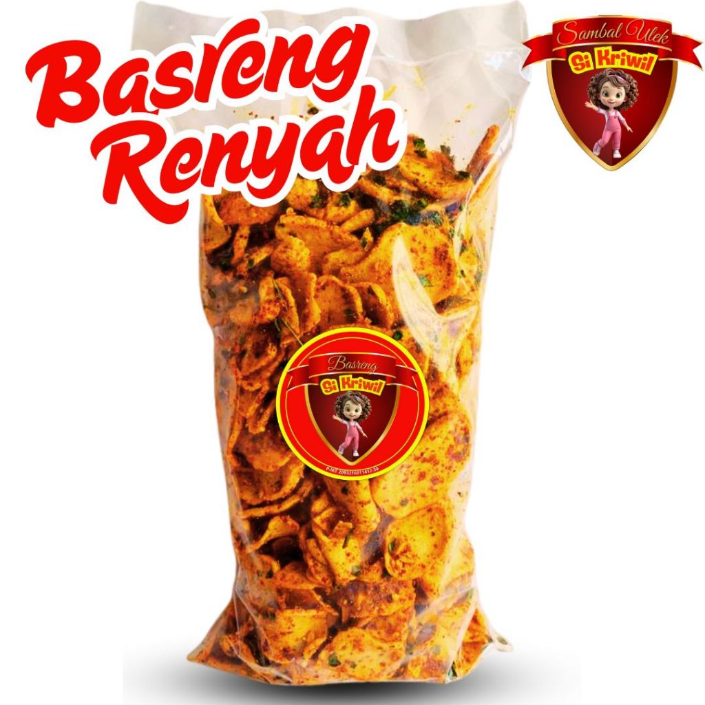 

COD GRATIS ONGKIR BASRENG PREMIUM SUPER RENYAH KRAUS KRAUS PEDAS DAUN JERUK dan ORIGINAL