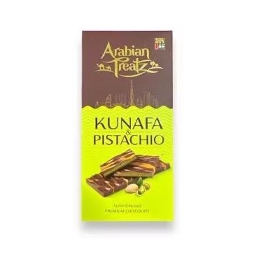 

Arabian Treatz Kunafa Pistachio Premium Chocolate
