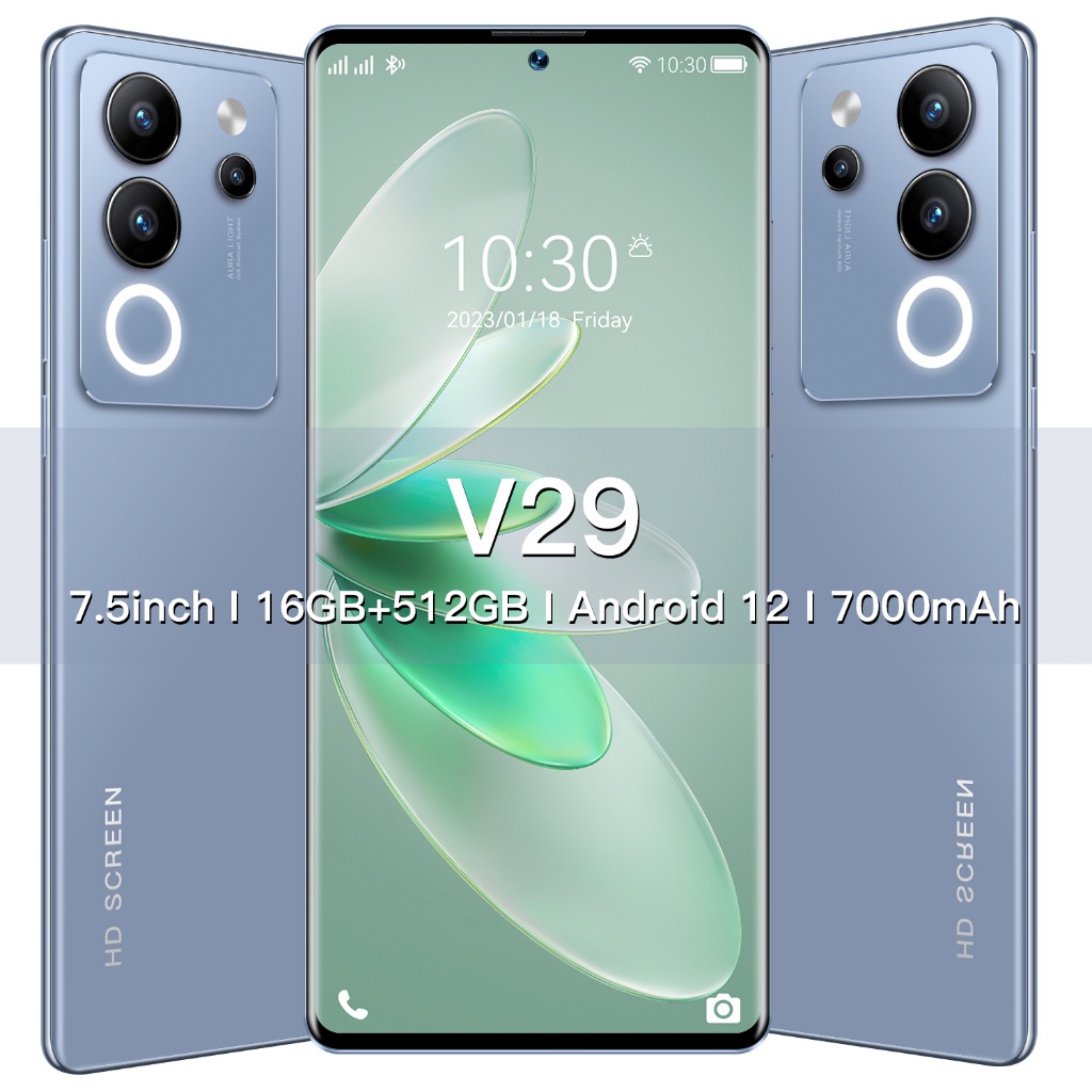 【Bisa COD】Hp murah VIVO V29 7.5inci ori Smartphone cuci gudang android 12Garansi resmi hp promo RAM1