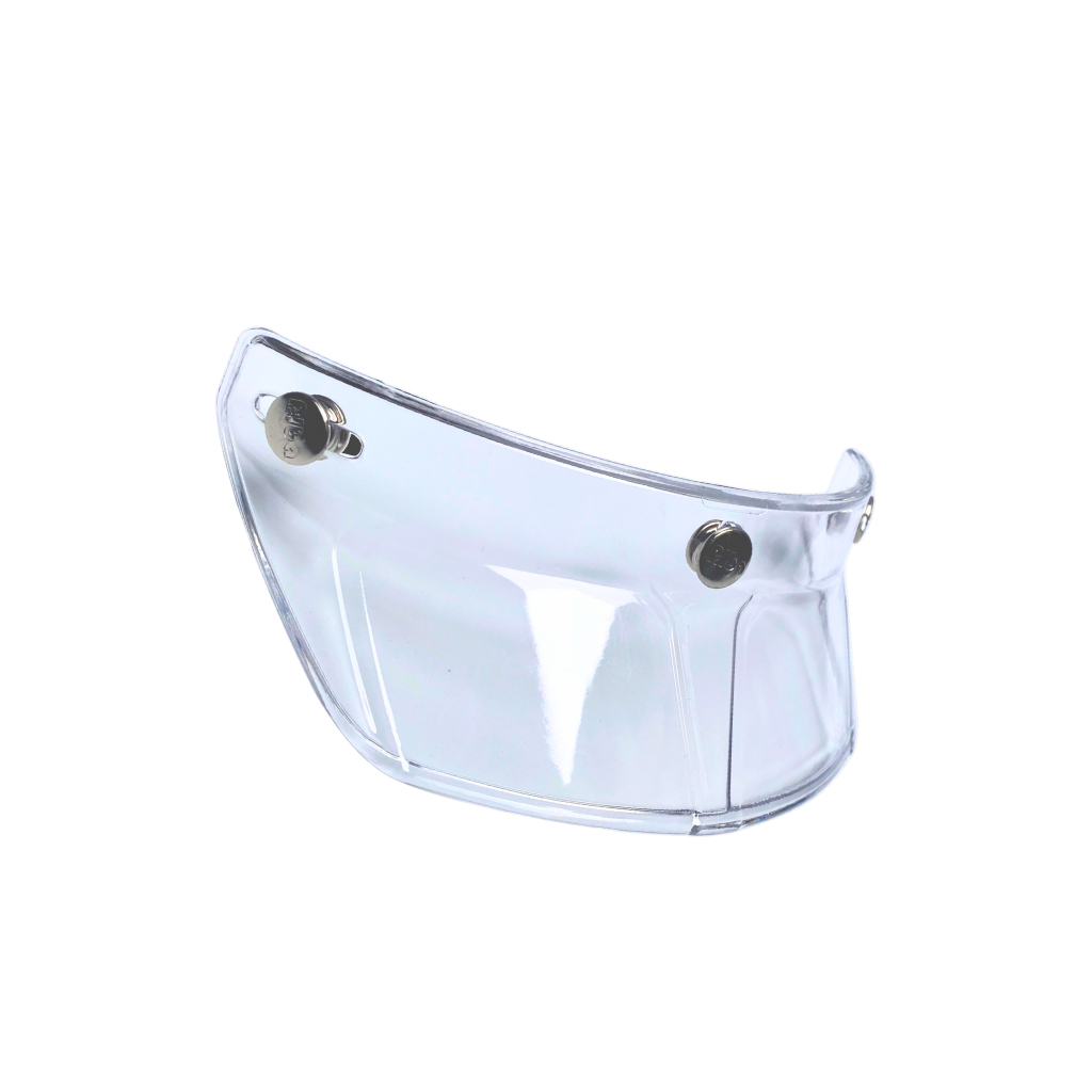 pet helm transparan bening retro slimhead bogo