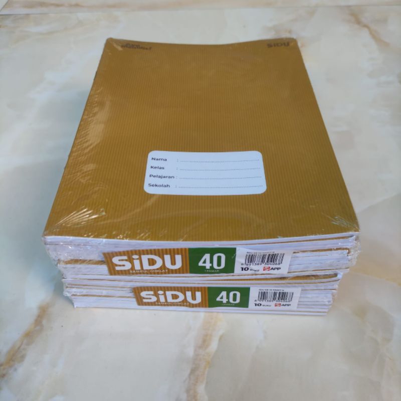 

Buku Tulis SIDU Sampul Kraft ( 1 Pack isi 10 Buku)