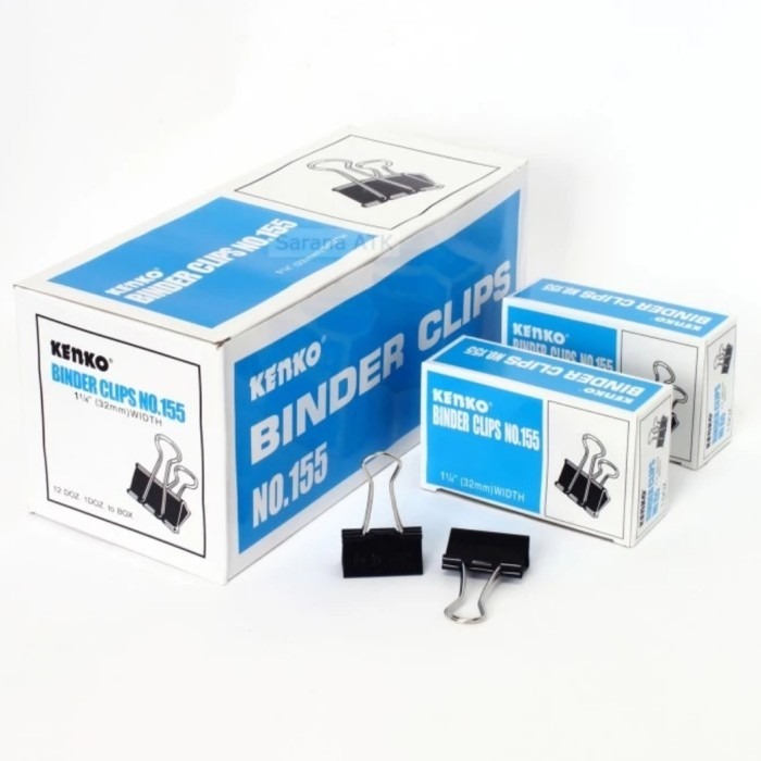 

KENKO BINDER CLIP NO.155 1 GROSS / 1 PAK ISI 12 BOX