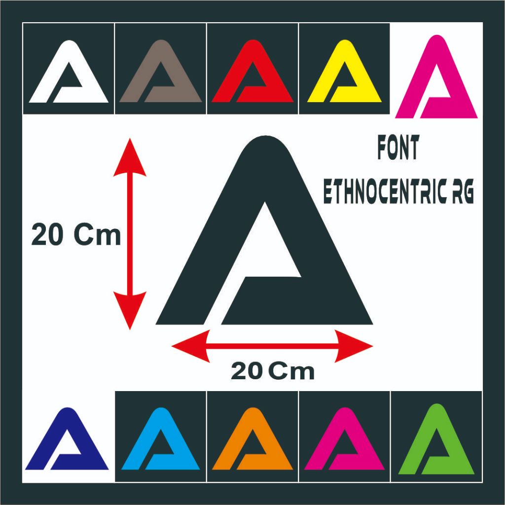 

READY STIKER CUTTING MENYALAH " NAMA FONT Ethnocentric Rg UKURAN 20 CM HURUF SATUAN UNTUK LABEL / DINDING TULISAN DLL