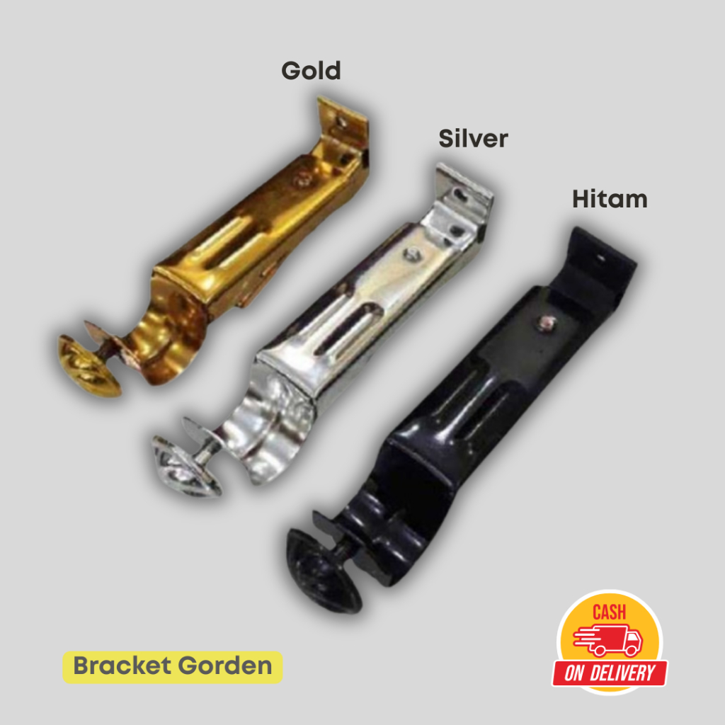 Bracket Batang Gorden Besi Accecories Batang Gorden Varian Warna / Bracket Gorden Besi