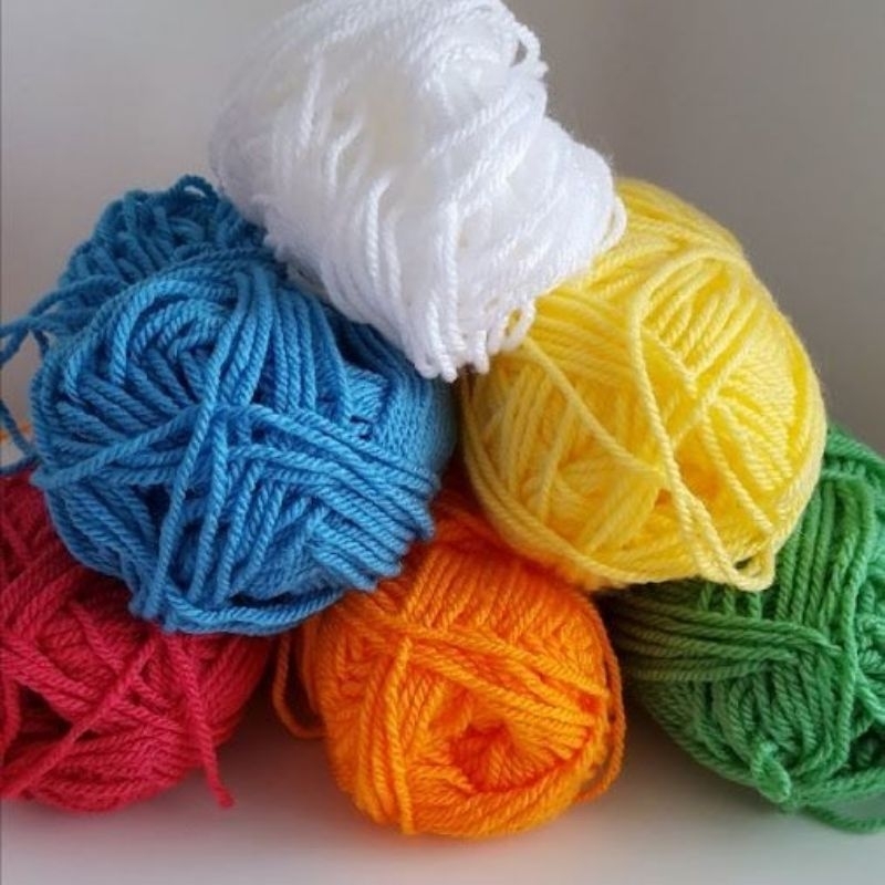 [Bubblecraft] Benang Rajut Katun Quality Impor Big Ply / 5ply Milk Cotton Yarn Crochet Yarn