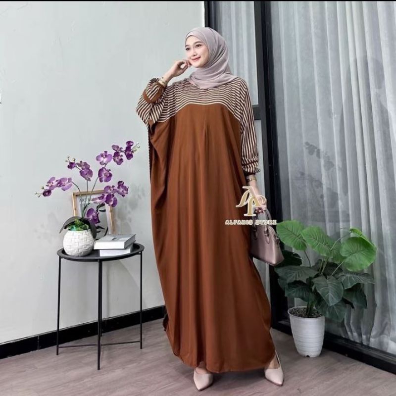 GROSIR KAFTAN RIYANA | KAFTAN SUPER JUMBO LD140
