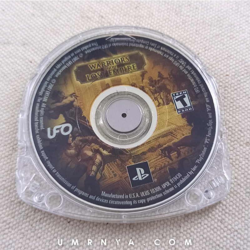 PSP UMD Warriors of the Lost Empire CD Game R1 Kaset Disk Playstation Portable PS Games