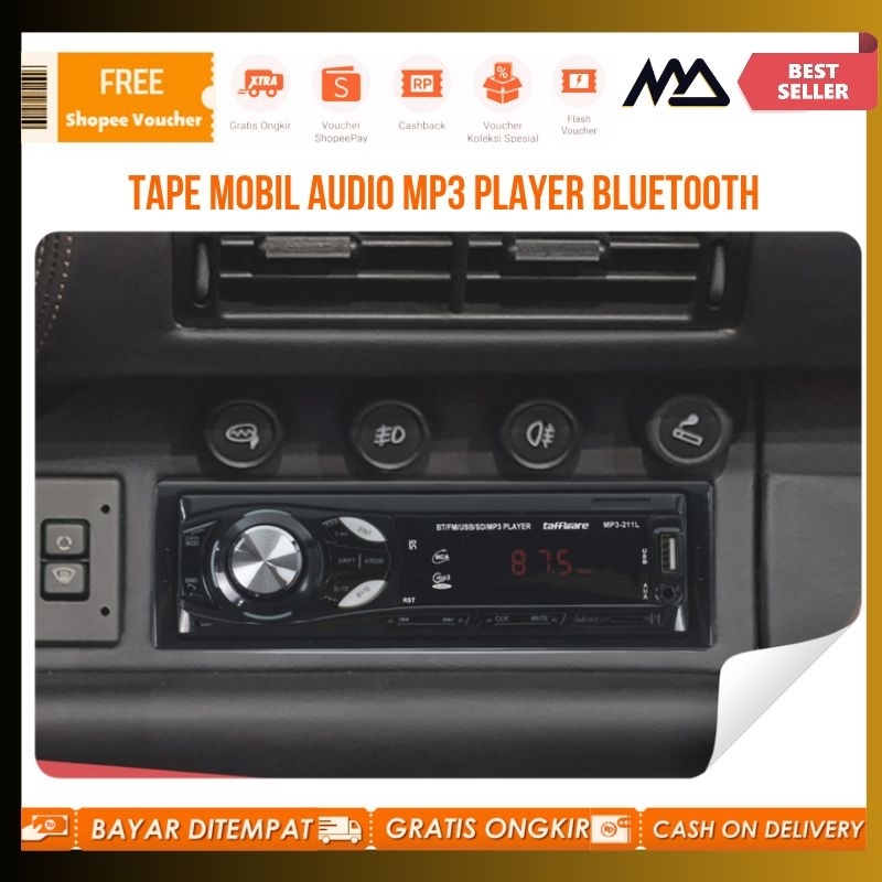 MP3 player mobil / Tape Mobil Audio MP3 Player Bluetooth 5.0 60W with Remote / Audio mobil Bluetooth