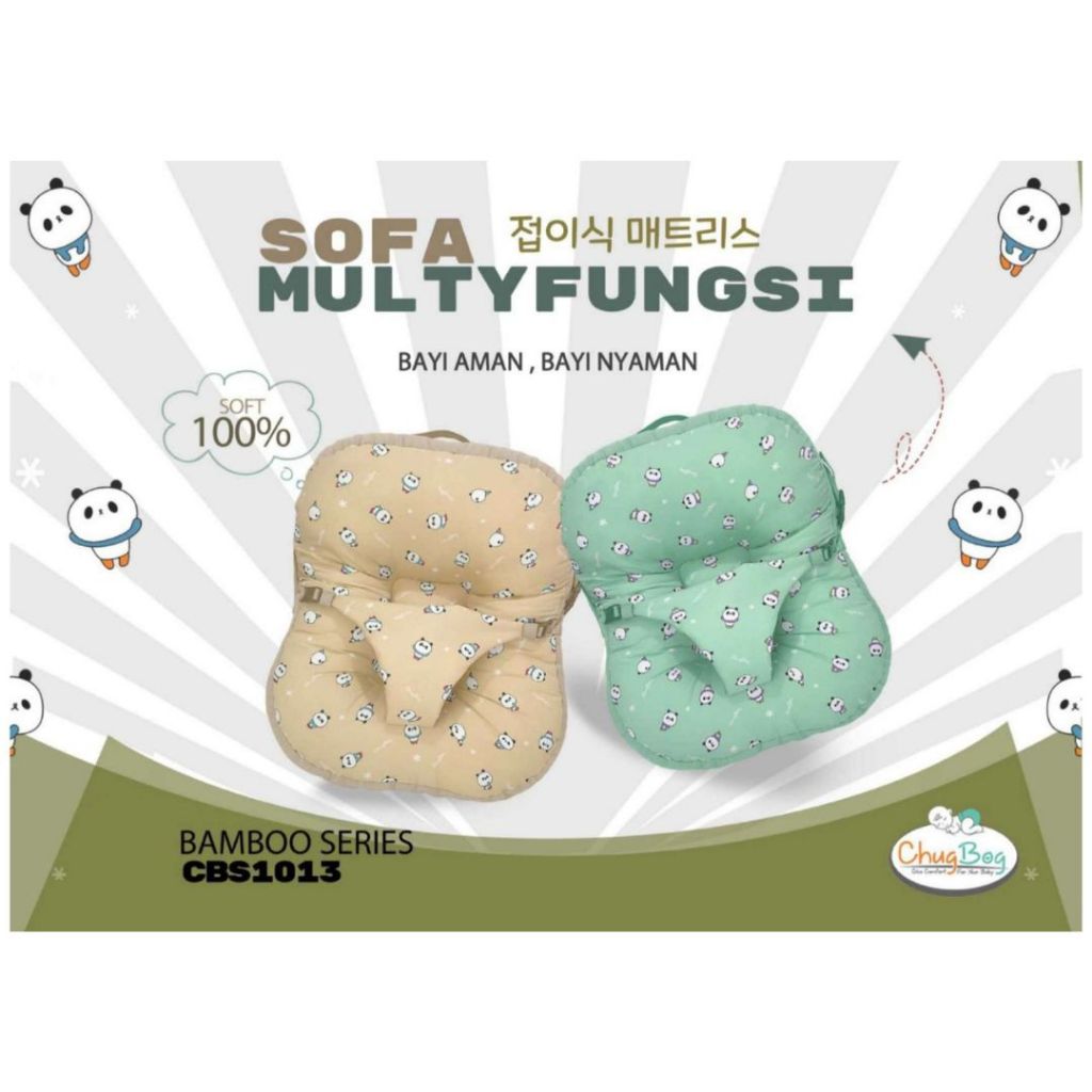 ChugBog Sofa Bed Bayi Multifungsi / Moskito Sofa Multifungsi / Sofa Bed Multifungsi Bamboo / Sofa Mu