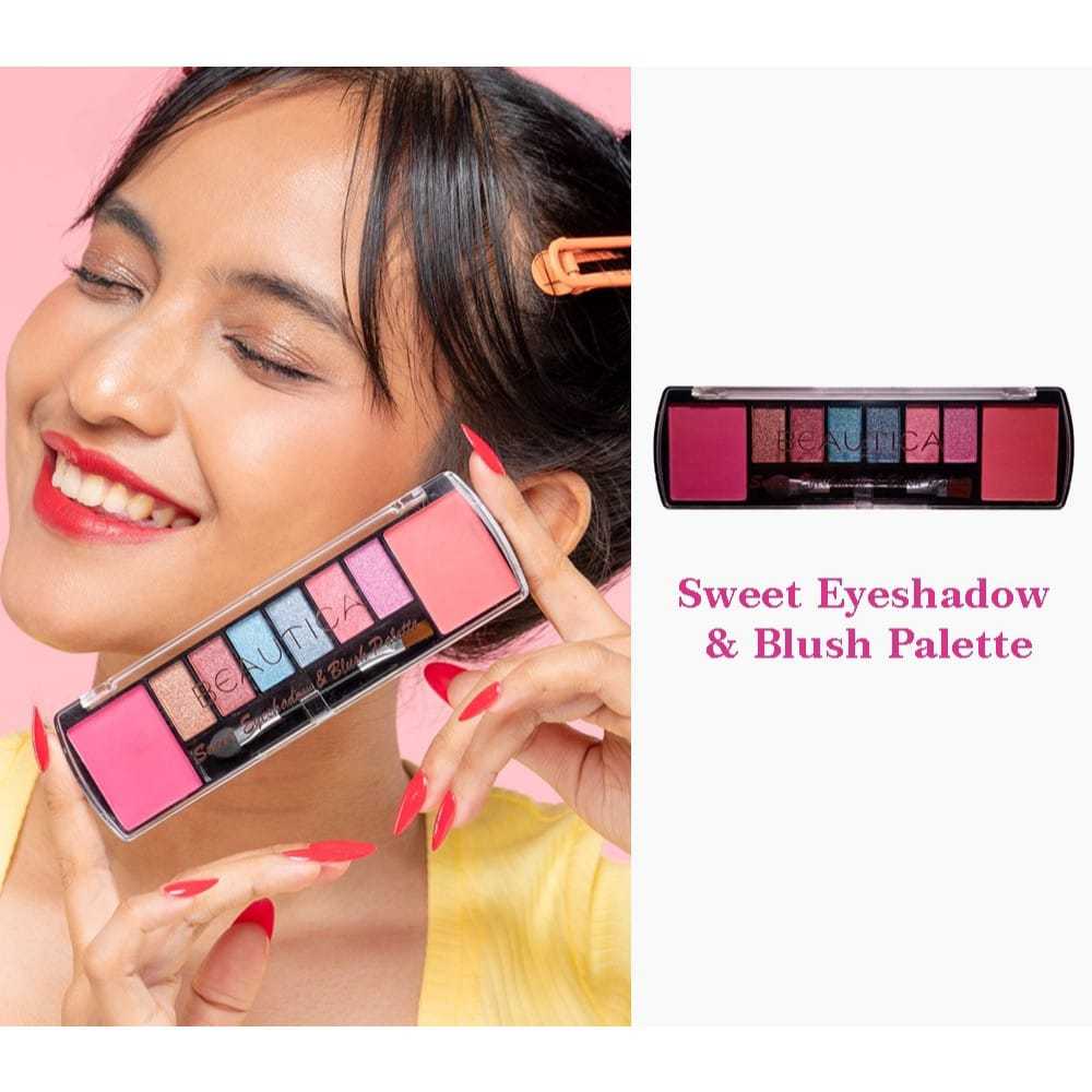 BEAUTICA Sweet Eyeshadow & Blush Palette-BEAUTICA Sweet Eyeshadow-BEAUTICA-BEAUTICA Eyeshadow