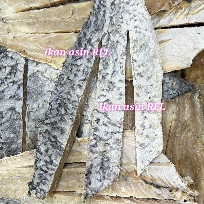 

Terlaris! ikan asin kakap filet btulang gram