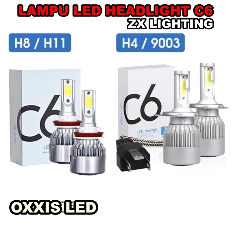 ORIGINAL LAMPU LED MOBIL HEADLIGHT LAMPU UTAMA MOBIL C6 H4 C6 H11 36watt| LAMPU MOBIL FOGLAMP H11 | 