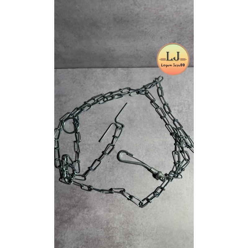Rantai besi / Rantai Anjing hewan peliharaan (Besar& Kecil)