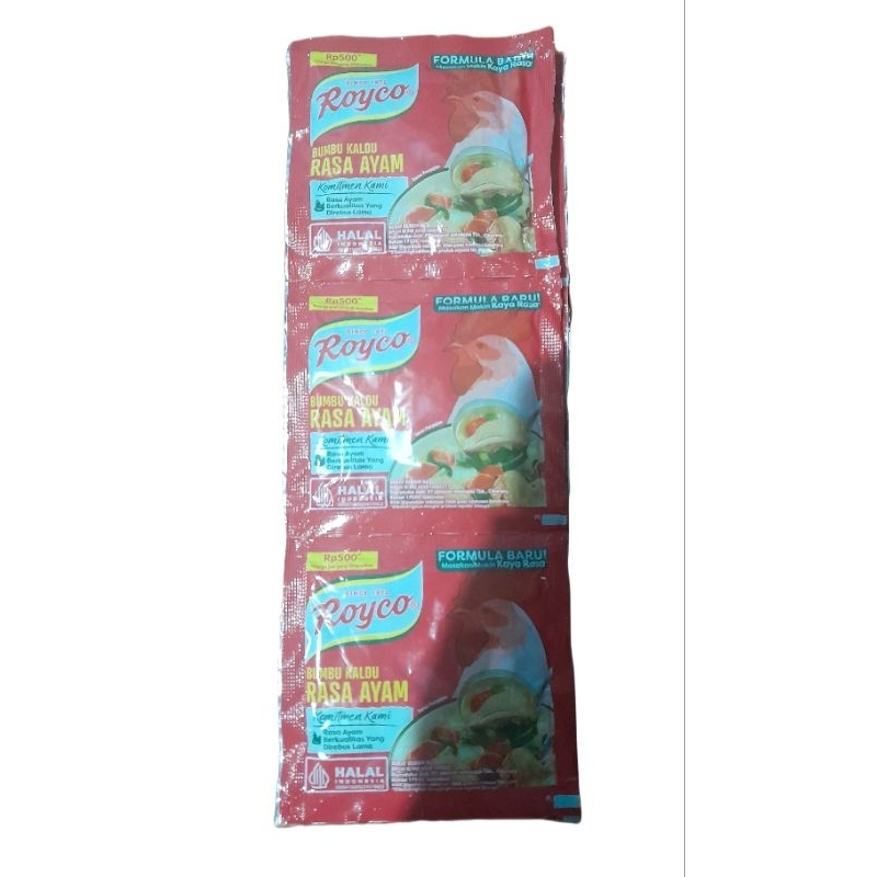 

Royco bumbu kaldu rasa ayam sachet