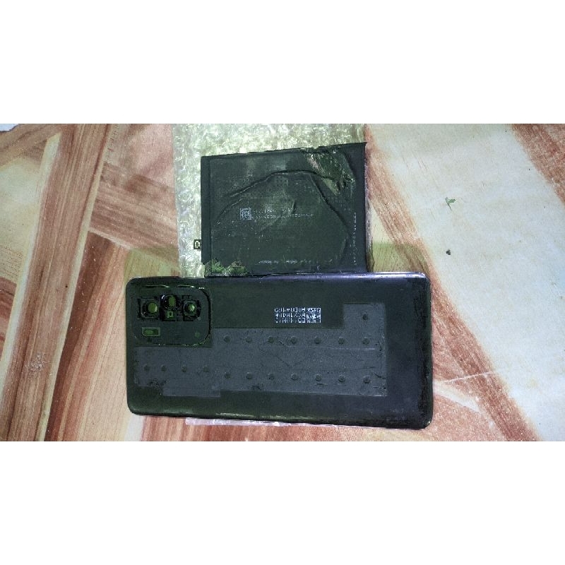 Backdoor set Cover Camera Poco F3 & Batre Poco F3 ORI Cabutan