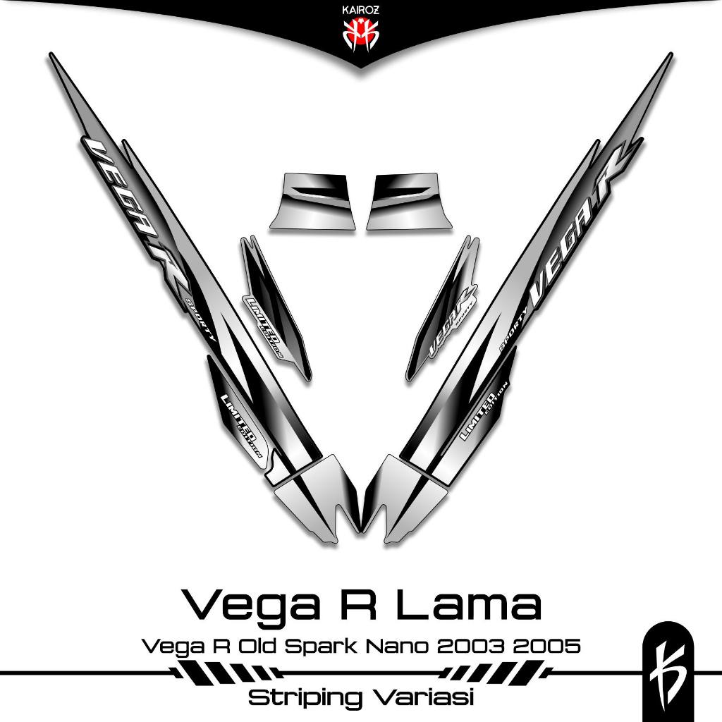 STRIPING VEGA R LAMA SKU 20 STIKER STICKER YAMAHA VEGA R OLD 2003 2005 110 LAMA SIRIUS SPARK NANO