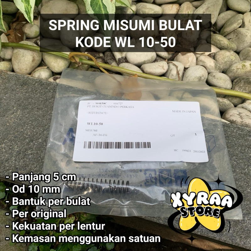 Per misumi bulat WL 10-50 / Spring misumi bulat WL 10-50/ Per mizumi