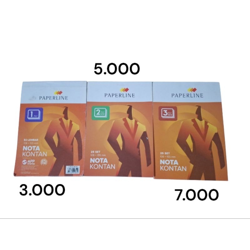 

Nota kontan paperline