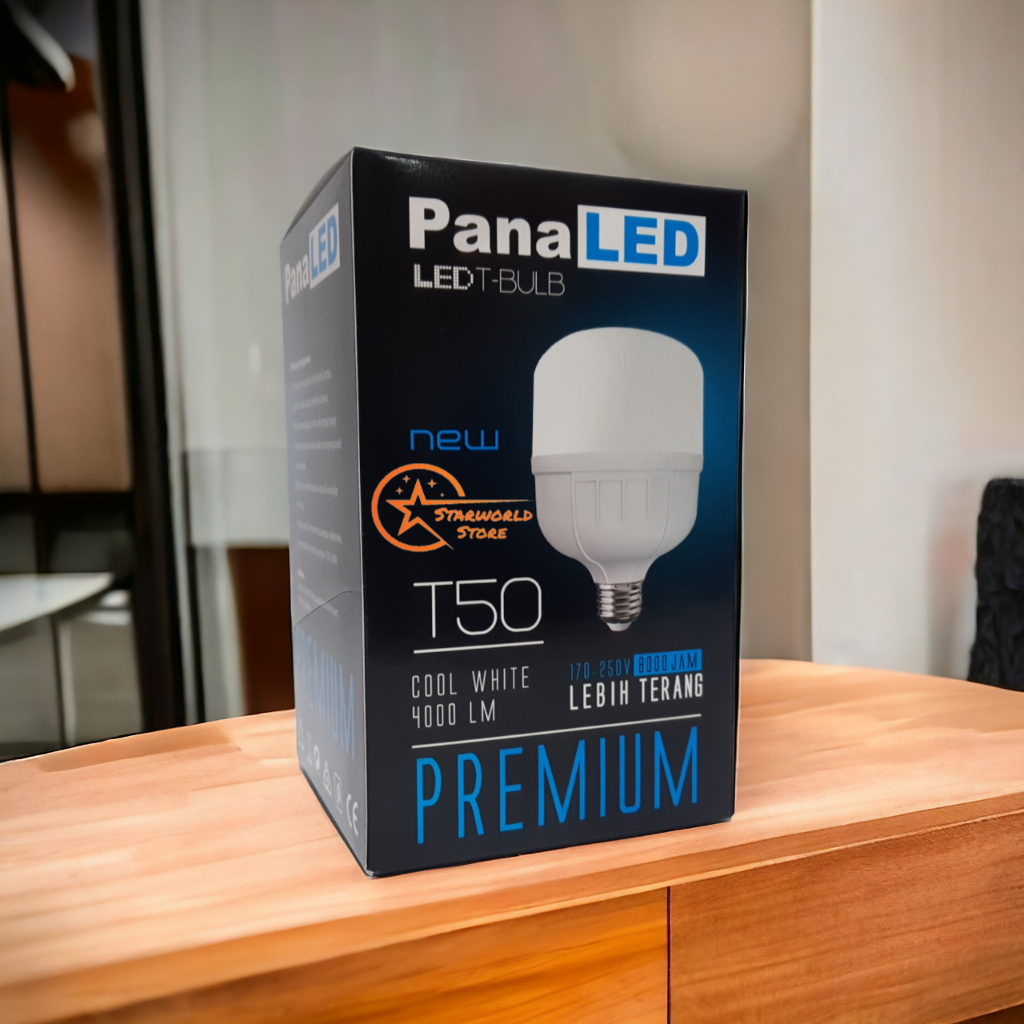 PANALED Premium Lampu Bohlam LED Bulb Capsule 5W 10W 15W 20W 30W 40W 50W - Cahaya Putih