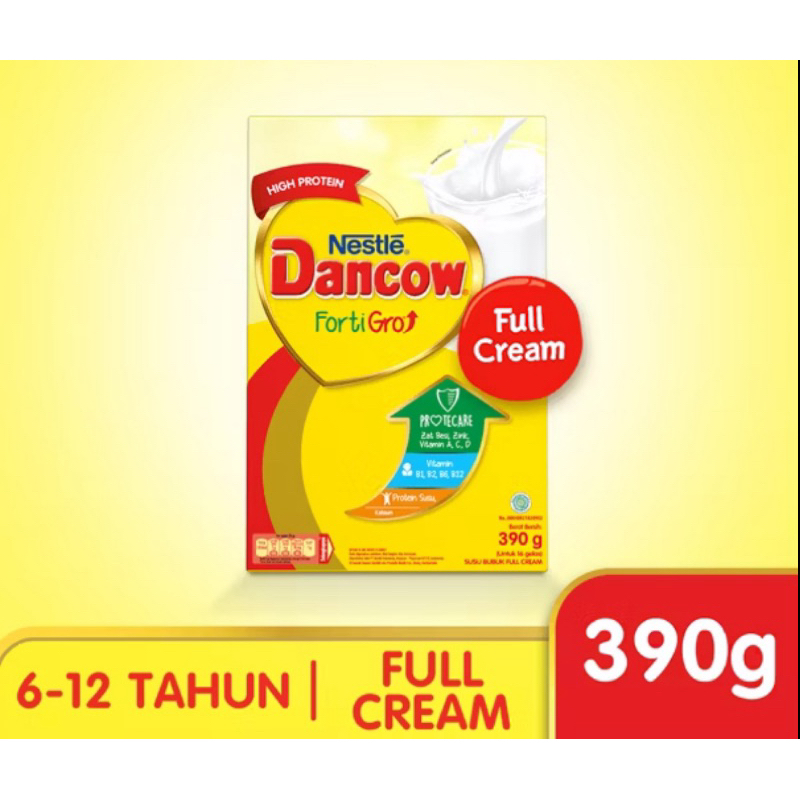 

Nestle Dancow Fortigro Full Cream Susu Bubuk Susu Anak Instan 390 Gram Box