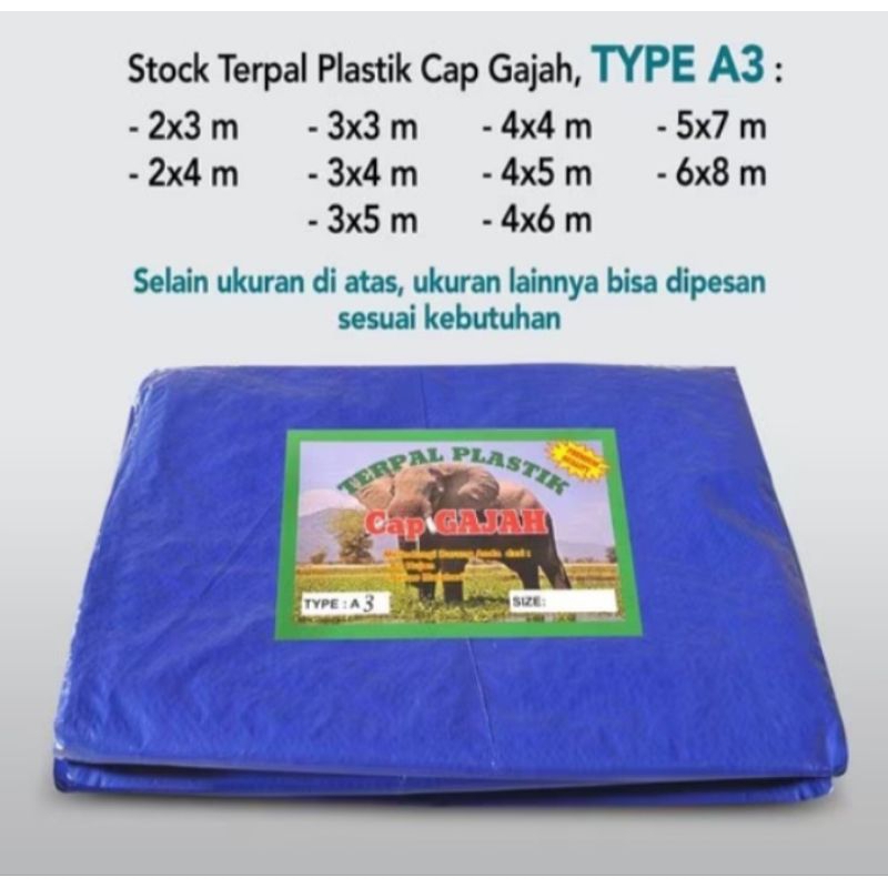 terpal a3 4x6 merk New truck / tronton / dua truck /gajah truck /cap kuda dll tebal kuat murah