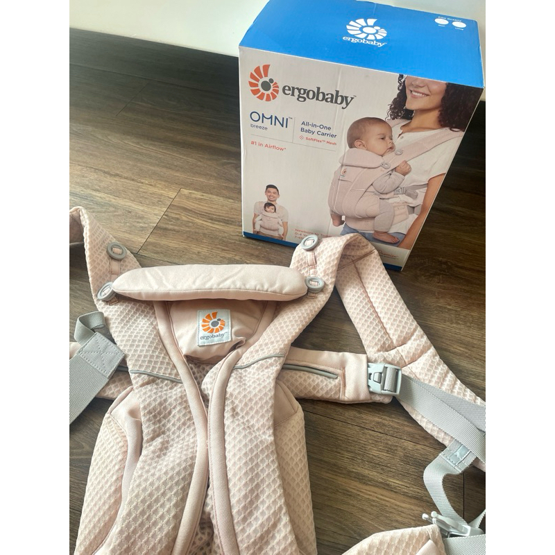 (Preloved) Ergobaby Omni Breeze Carrier - Pink Quartz