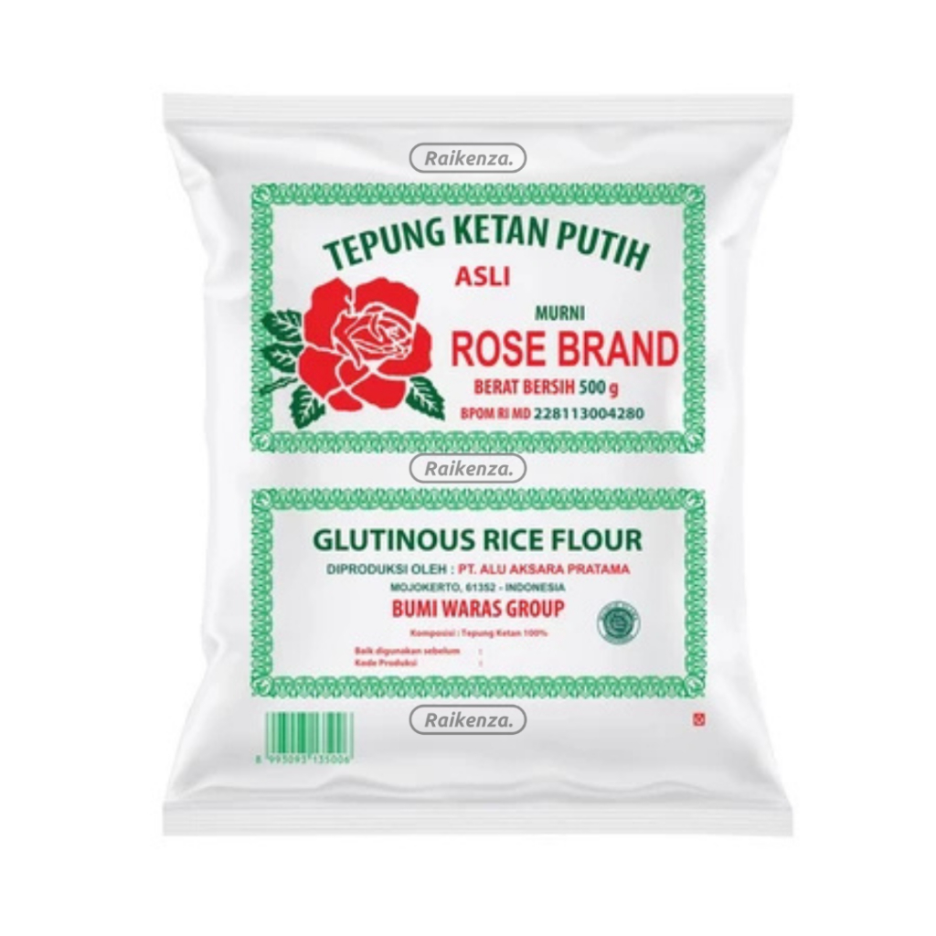 

Tepung Ketan Putih Rose Brand 500gr Kemasan Ekonomis