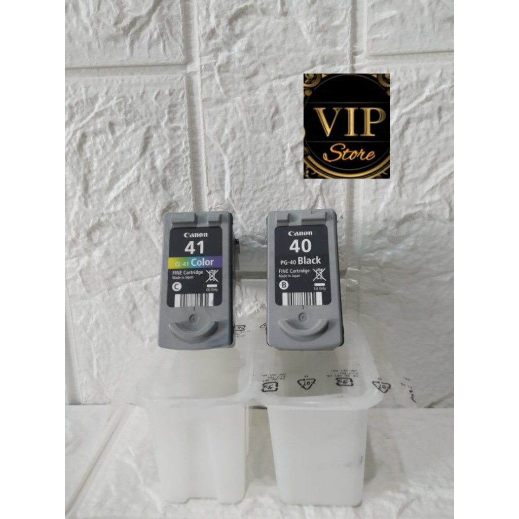 PAKETAN TINTA CATRIDGE CANON 40 DAN 41 KOSONGAN BEKAS ORI
