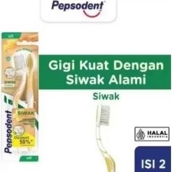 Pepsodent sikat gigi siwak isi 2