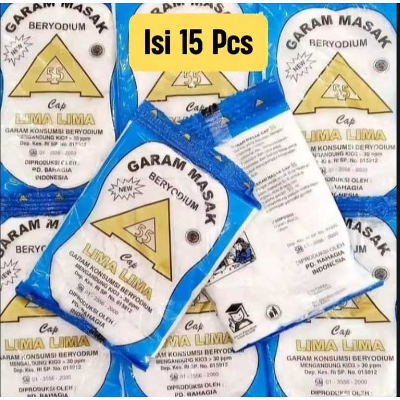 

Murah Garam Dapur Segita Mas 15 Pcs Beryodium Halal