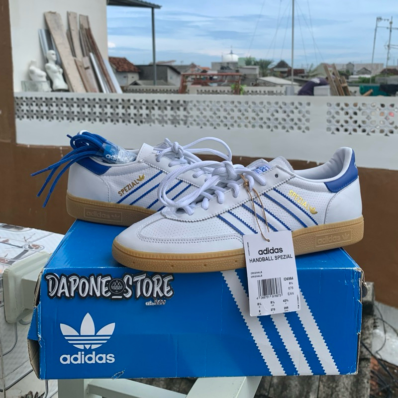 ADIDAS SPEZIAL EXCLUSIVE BLUE WHITE LEATHER.
