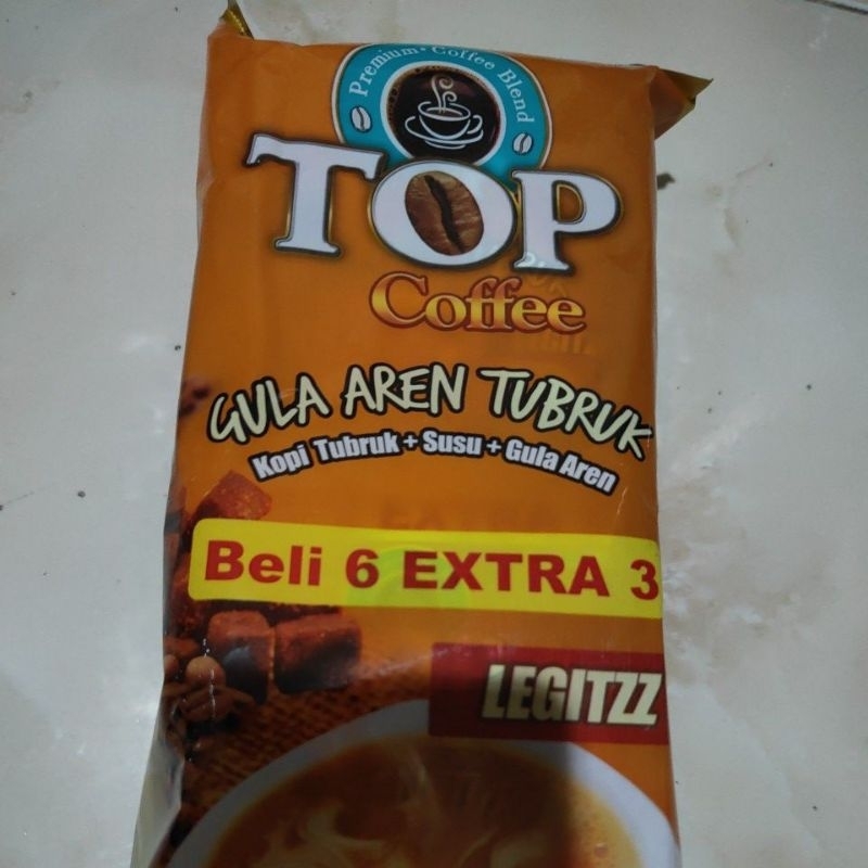 

Top coffee susu gula aren kopi susu top coffee isi 9 per pack
