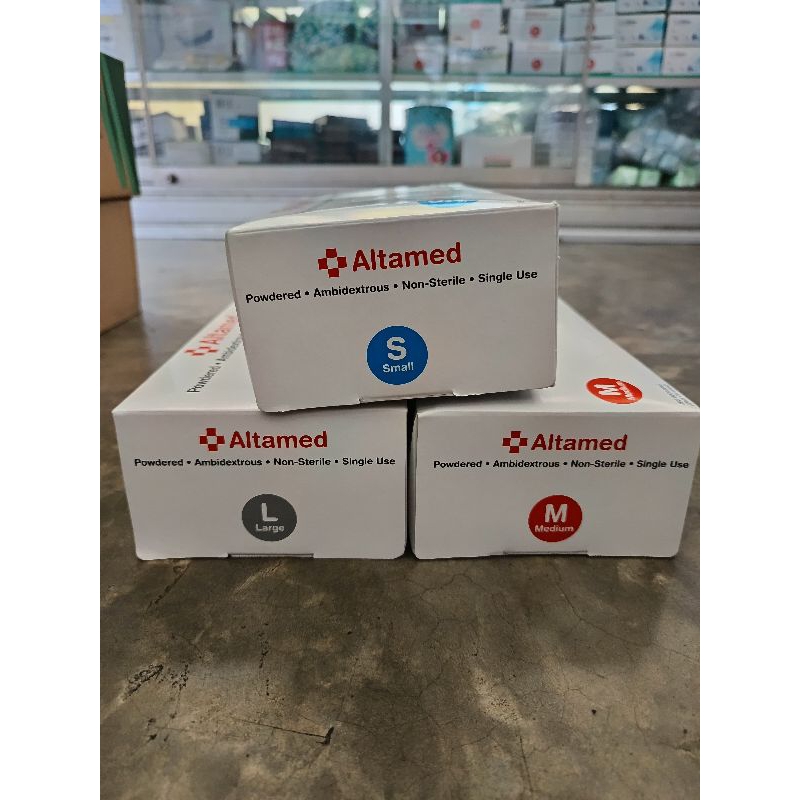 SARUNG TANGAN LATEX ALTAMED//HANDSCOON ALTAMED