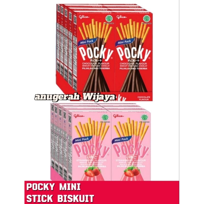 

pocky mini 1 Pak isi 10x22 gr . biskuit Nikmat