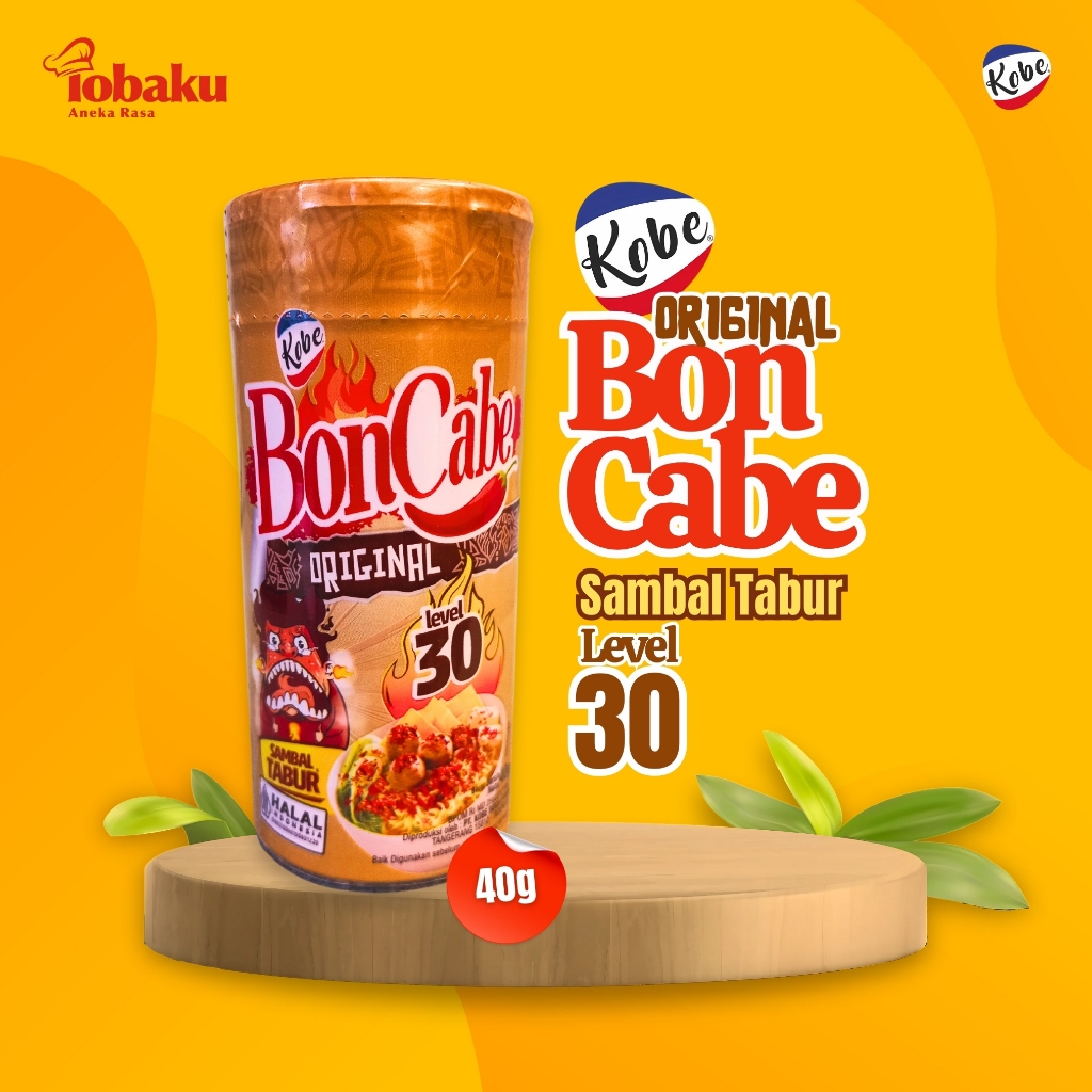 

BONCABE Original Spicy Chili Flakes Level 30 - Sambal Tabur 40g