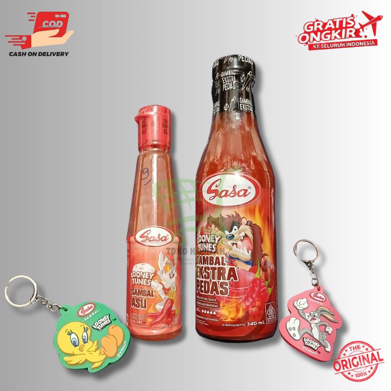 

[FREE GIFT] Sasa Sambal Asli Sambal Extra pedas looney tunes