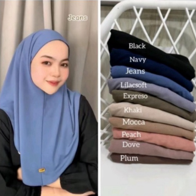 jilbab bergo malay 10 pcs