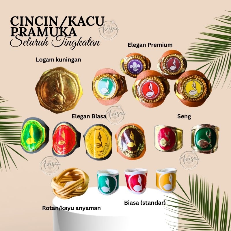 Cincin/Kacu Pramuka - SD, SMP, SMA, Pembina/Guru