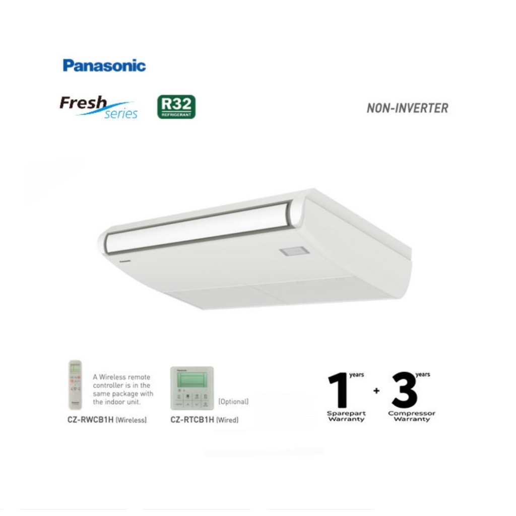 Panasonic AC Ceiling Suspended Non Inverter 4 PK ( 3 Phase ) - S/U-36PTB1H8
