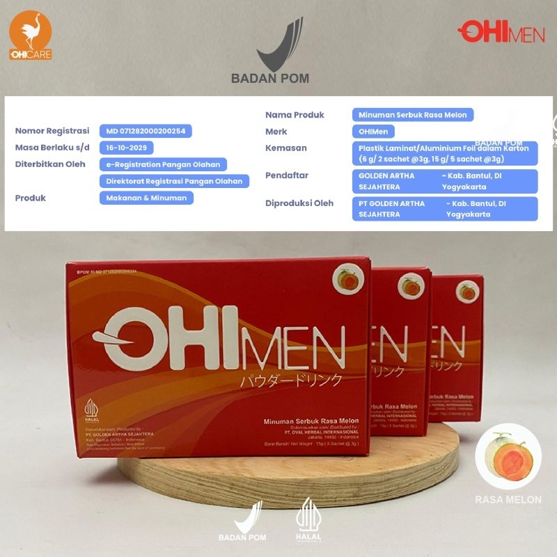 OHImen Box Besar (isi 5 sachet)