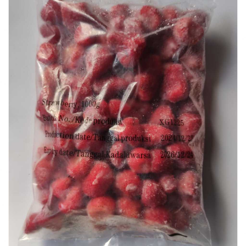 

Strawberry Frozen Fruit Premium 1kg