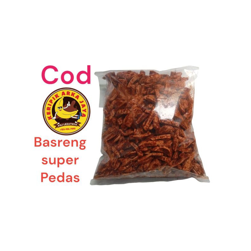 

200 gram basreng pedas