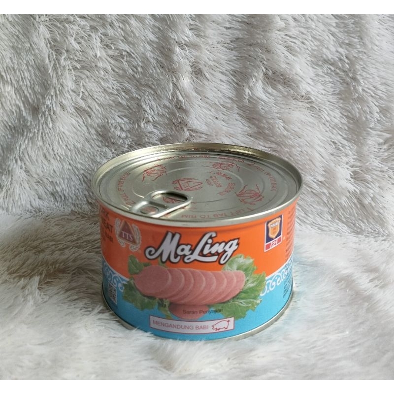 

Daging Ham MaLing TTS Canned Pork Luncheon Meat 397 gr